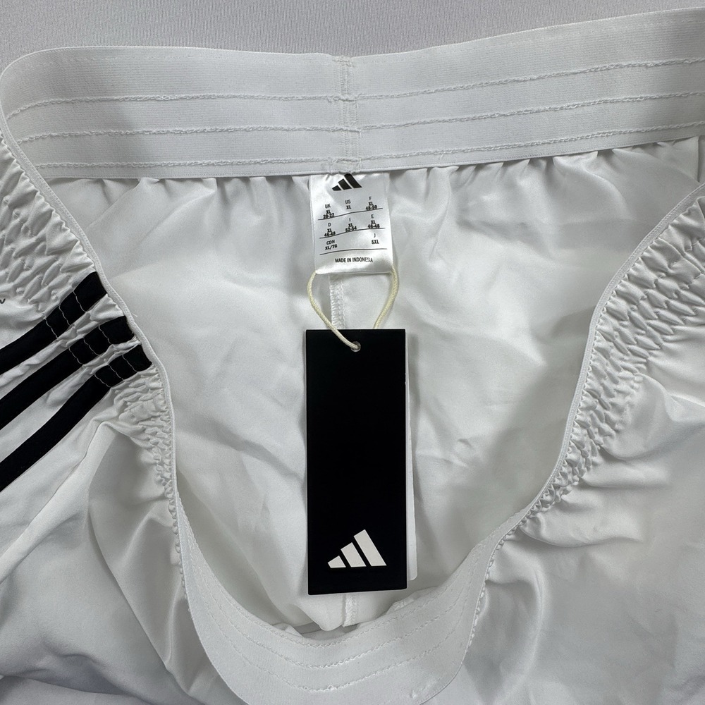 ADIDAS Womens Size XL 3 Stripes High Rise Athletic Training Shorts Aeroready Run - Picture 8 of 13